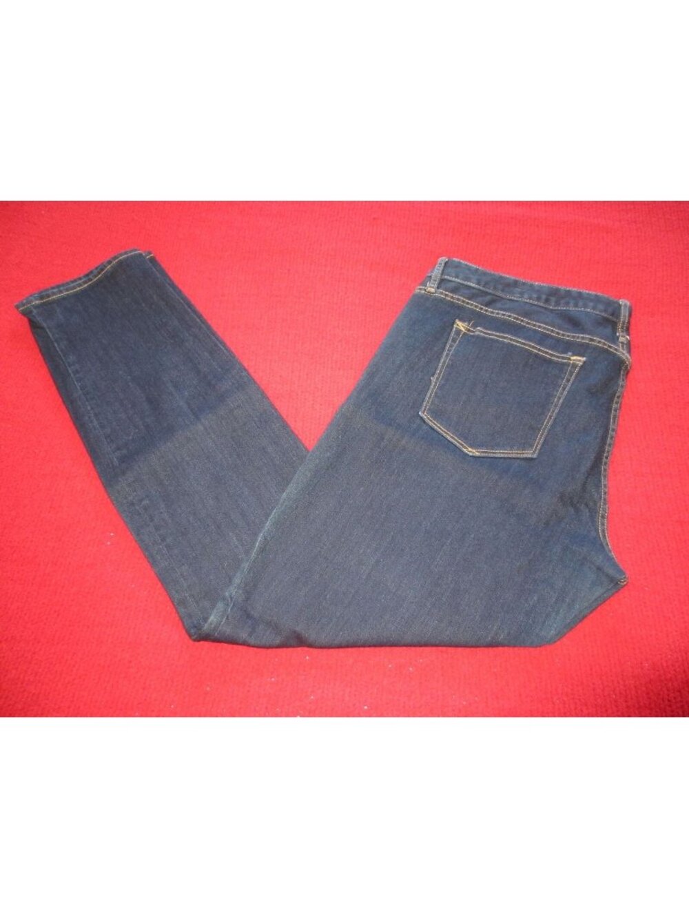 Gap 1969 Always Skinny Dark Wash Denim Jeans 34L Classic Fit Womens Casual Wear